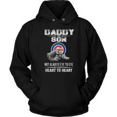 Daddy and Son Chicago Cubs Fan
