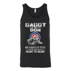 Daddy and Son Chicago Cubs Fan