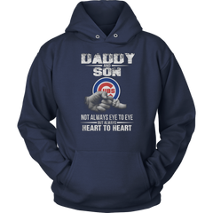 Daddy and Son Chicago Cubs Fan