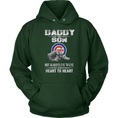 Daddy and Son Chicago Cubs Fan