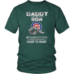 Daddy and Son Chicago Cubs Fan