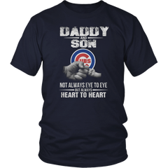 Daddy and Son Chicago Cubs Fan
