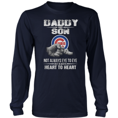 Daddy and Son Chicago Cubs Fan