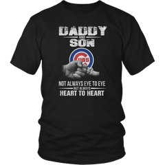 Daddy and Son Chicago Cubs Fan