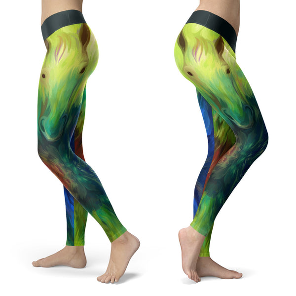 Women's Gradient Color God Horse Legging