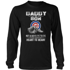 Daddy and Son Chicago Cubs Fan