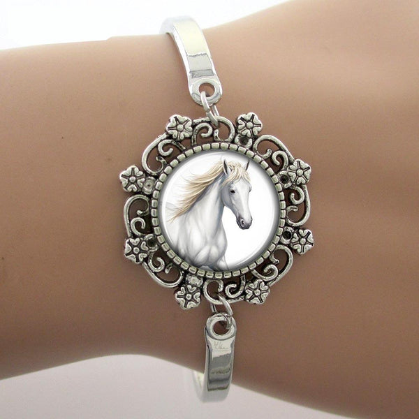 Pocket Quartz Watch Bronze Horse