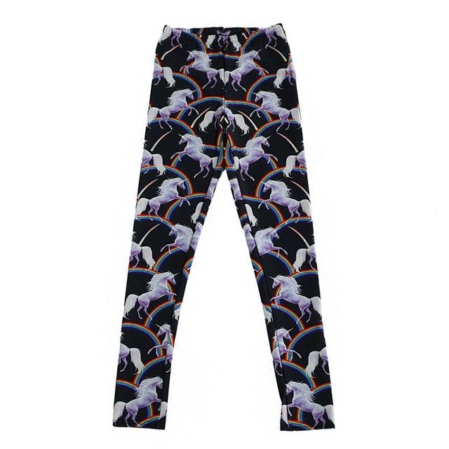 Sexy Slim Leggings Horse Rainbow For Women