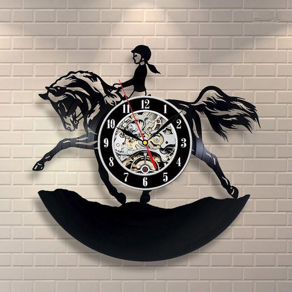 Amazing Horses Polyester Cushion Cover 45x45cm Vintage
