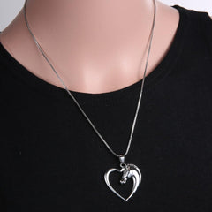 Fashion Lovely Horse Pendant Necklace