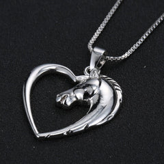Fashion Lovely Horse Pendant Necklace