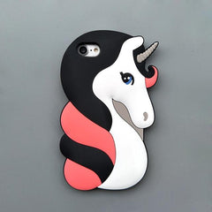 Cartoon Horse Case For iPhone X 4 4S 5S SE 5C 6 6S 7 8 Plus, X