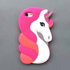 Cartoon Horse Case For iPhone X 4 4S 5S SE 5C 6 6S 7 8 Plus, X