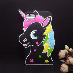 Cartoon Horse Case For iPhone X 4 4S 5S SE 5C 6 6S 7 8 Plus, X