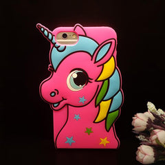 Cartoon Horse Case For iPhone X 4 4S 5S SE 5C 6 6S 7 8 Plus, X