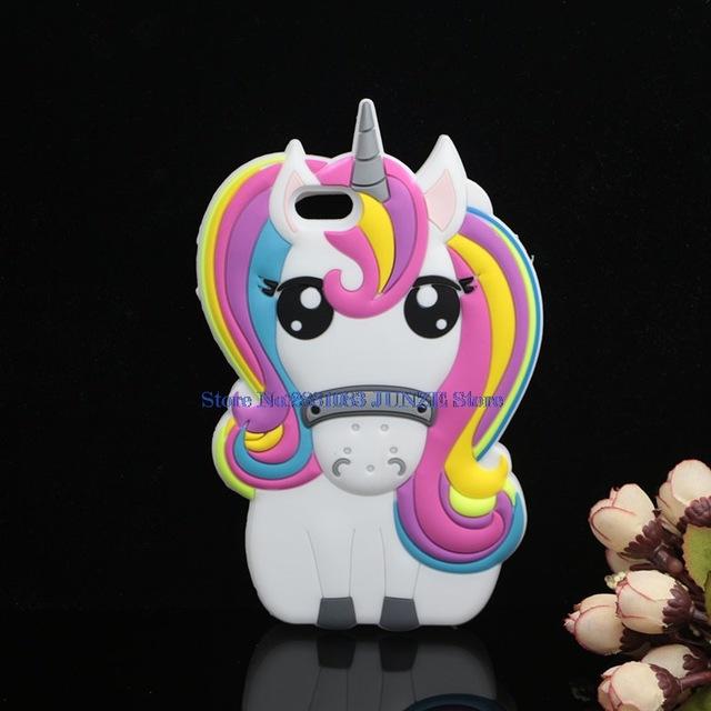 Cartoon Horse Case For iPhone X 4 4S 5S SE 5C 6 6S 7 8 Plus, X