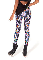 Sexy Slim Leggings Horse Rainbow For Women
