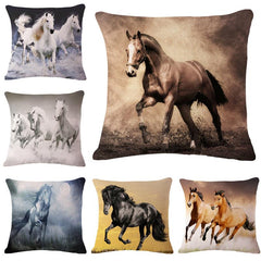 3D Horse Animals Cushion Cover For Sofa Home